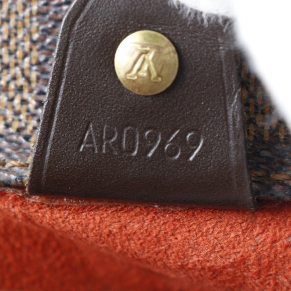 LOUIS VUITTON Parioli PM Tote Bag N51123 Damier Canvas Made in France 1999 Br... - Picture 10 of 10